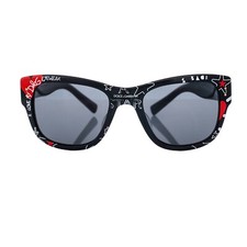 DOLCE & GABBANA Graffitti Herz Stern DG 4338 Sonnenbrille Schwarz Rot 10081