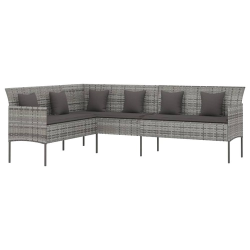 Sofa form mit kissen poly - l-form,