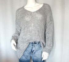 Oversize Grobstrick Pulli