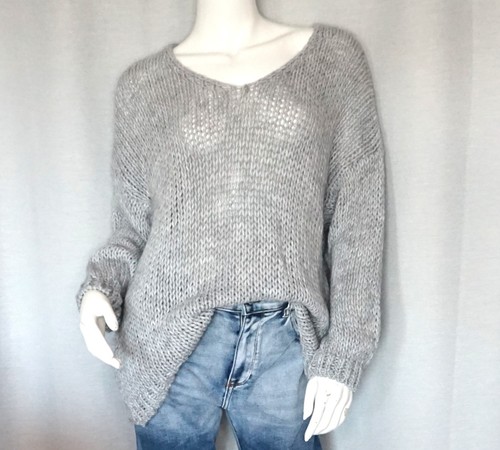 Oversize grobstrick pulli - oversize,