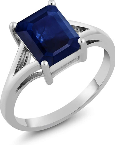 Echter blauer saphir - echter,