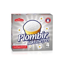 Eis im Waffelbecher - Plombir