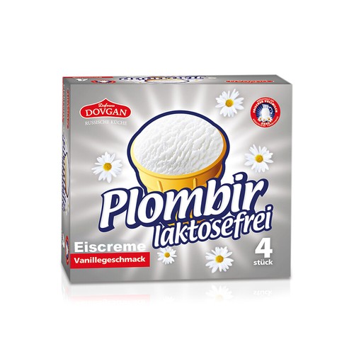 Eis waffelbecher plombir - eis,
