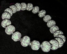 MARC CAIN Armband weiß grau