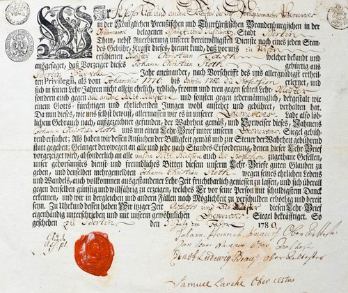 1780 handwerkskundschaft - 1780,