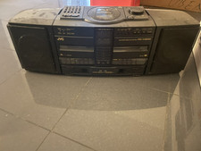 JVC PC-X500 Ghetto Blaster BoomBox Lecteur K7 Cassette CD Radio 3D Hypper-Bass