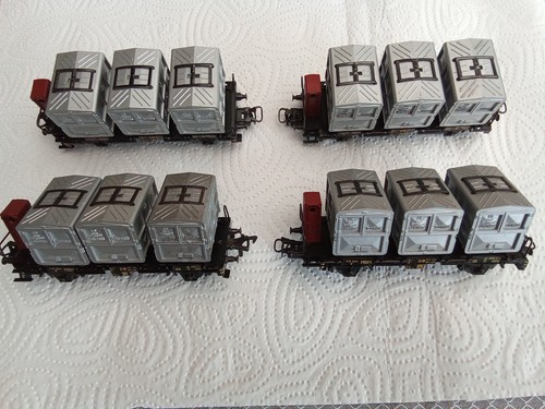 Märklin behältertragwagen - h0,