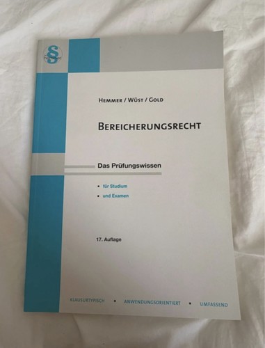 Hemmer prüfungswissen jura - hemmer,