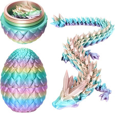 Gedrucktes drachenei mit - 3d,