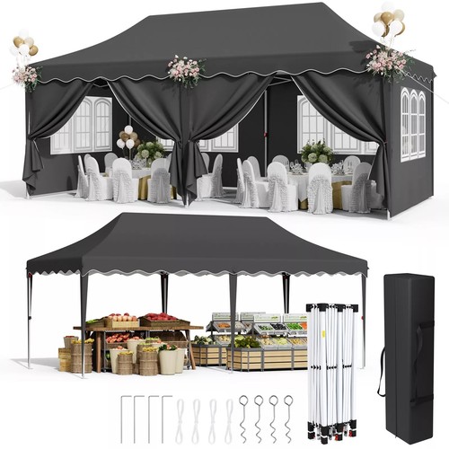 Faltpavillon 6x3m pavillon - faltpavillon, mit
