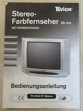 Bedienungsanleitung Stereo Farbfernseher TV 5540 VT Stereo Tevion 55 cm 
