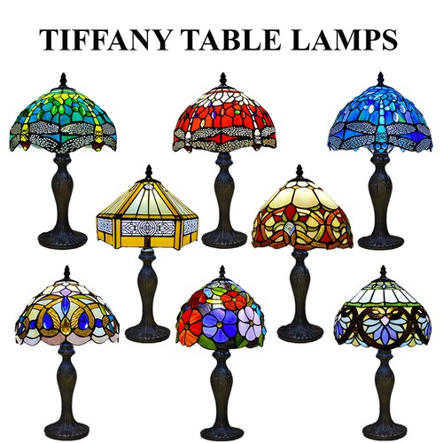 Tiffany stil tischlampe - tiffany,