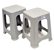 Hocker tabure stapelhocker - 2x,