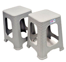 2x Hocker Tabure Stapelhocker