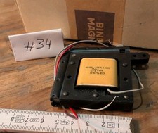 1x BINDER MAGNETE ARM - HUBMAGNET 24V 60% ED PULL ELEKTROMAGNET OVP NOS