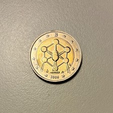 2 Euro 2006 Belgien Gedenkmünze " Atomium in Brüssel "