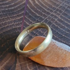 Ehering (18K) knapp 5mm breit 8,6 Gramm 750er Gelbgold klassischer Trauring