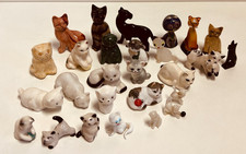 27 x Porzellan- oder Glasfigur