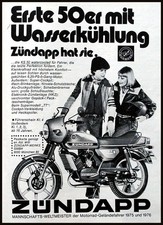 Zündapp KS 50 WC TT, originale Werbung aus 1977