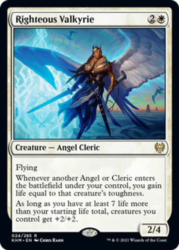Righteous valkyrie kaldheim - valkyrie,,