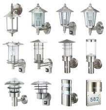 Außenleuchte E27 Edelstahl