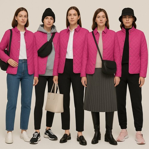 Women barbour jacket pink - barbour,