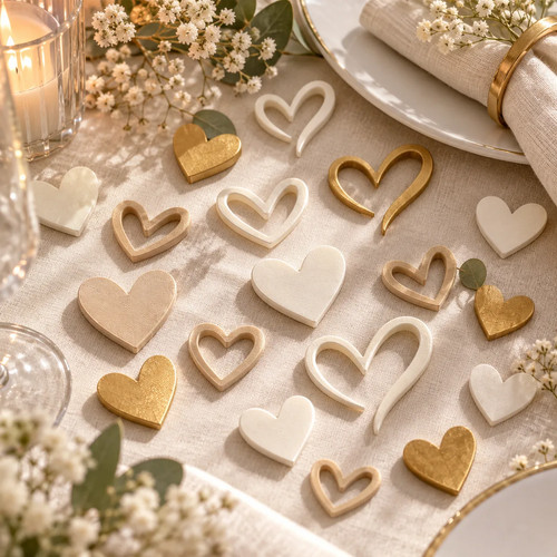 Herz streudeko hochzeit taufe - hochzeit,