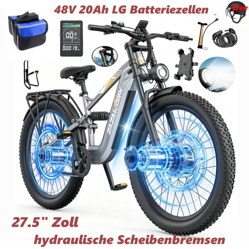 2000w dual motor ebike - 2000w, 27.5"