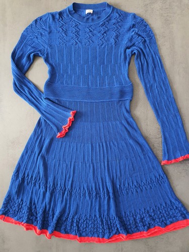 *Damenkleid-Strick-Pinko-Royal