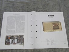 Schaltplan für Röhrenradio Radio Grundig Musikgerät 60 von 1958 Rundfunkmuseum