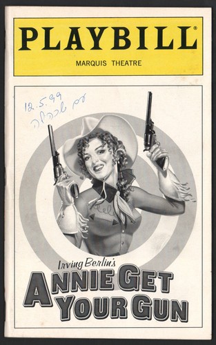 Playbill annie get your - your, gun