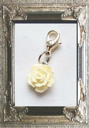 Charm anhänger rose - anhÄnger, blume