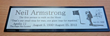 NEIL ARMSTRONG Plakette Apollo