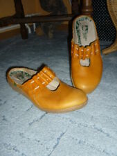 el-naturalista LEDER- Schlüpfschuhe, Clogs, Pantoletten sonnengelb Gr. 37,5 TOP