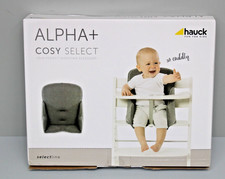 Hauck Sitzverkleinerer für Alpha Hochstuhl - Select Line - Jersey Charcoal NEU