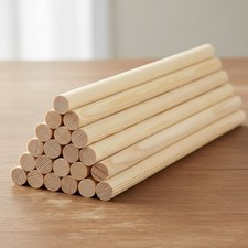 Holzstäbe 20 Stück Rund