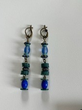 Konplott ohrringe blau vintage - konplott,