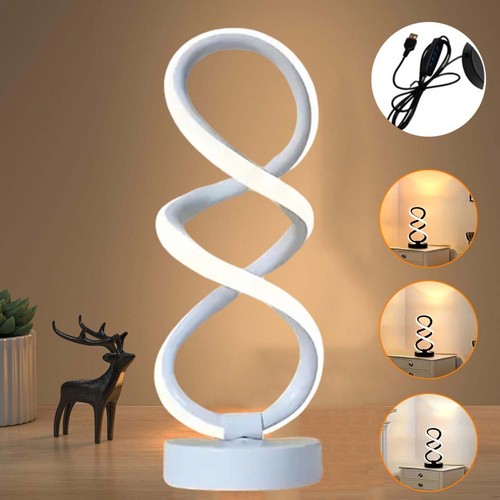Led spiral tischlampe - led, 3