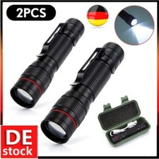 2x LED Taschenlampe Aufladbar