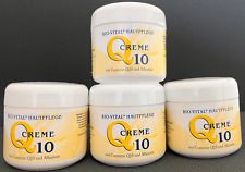 BIO-VITAL Q10 Hautpflege Creme 4 x 125 ml Coenzym  Allantoin Gesicht  Dekollete