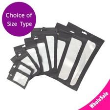 Black Zip Seal Foil Mylar