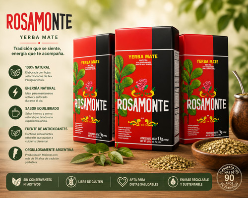 Rosamonte mate tee - mate, tee,