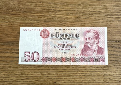 Mark ddr banknote 1971 - 50,