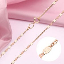 Rose gold 585 chain necklace