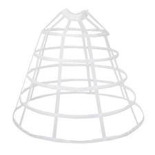 Retro Reifrock Brautkleid