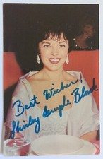 Shirley Temple Black signiert