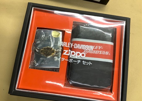 Zippo harley davidson pouch - harley,