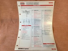 Bedford CF..Service Schedule Guide..dated 1/72..Texaco..suit framing!!!
