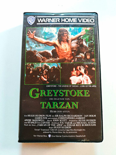 Warner home video greystoke - video,