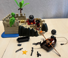 Playmobil 4007 Piratenfestung Fort - wenig Fehlteile - noch schön zu bespielen! 